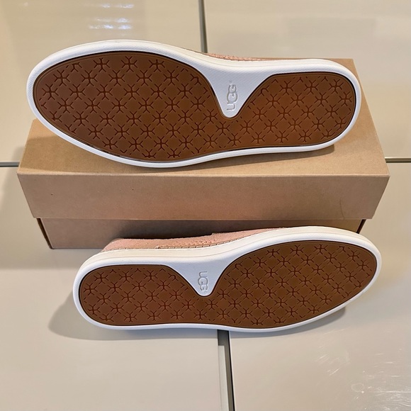 UGG Sammy Metallic Slip-On Sneakers in Topical Peach - Picture 9 of 13